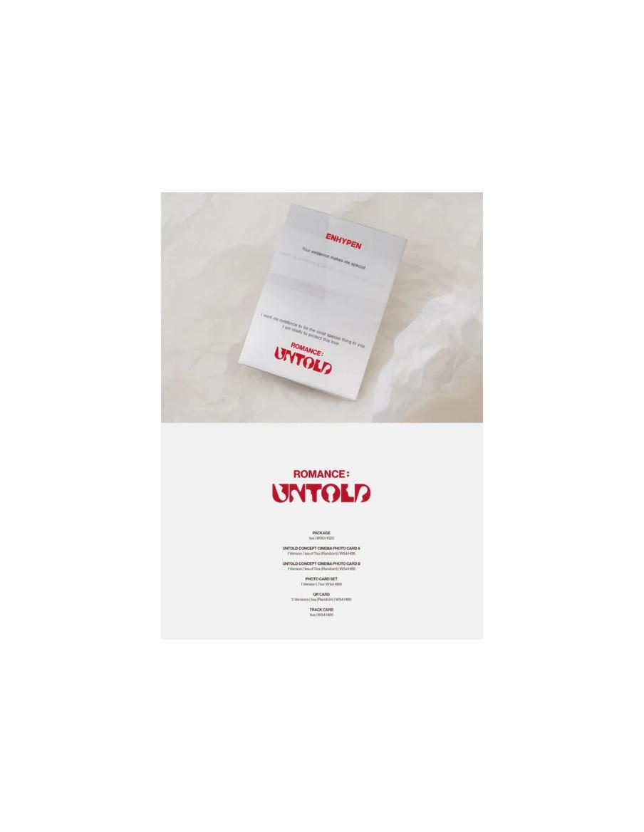 ENHYPEN - Romance Untold (2nd Album) (Weverse Album Version)  - ENHYPEN - Romance Untold (2nd Album) (Weverse Album Version)  Co