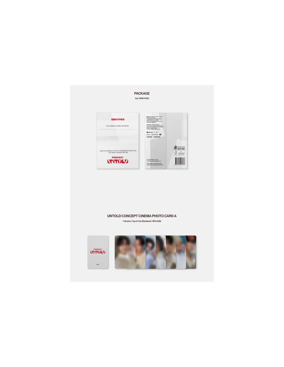 ENHYPEN - Romance Untold (2nd Album) (Weverse Album Version)  - ENHYPEN - Romance Untold (2nd Album) (Weverse Album Version)  Co