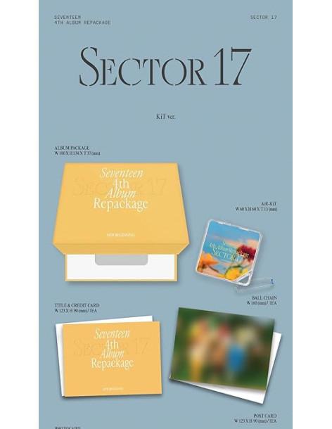 SEVENTEEN - Sector 17 (Album Repackage) Kit Version  -  SEVENTEEN - Sector 17 (Album Repackage) Kit Versionatina redonda y un po 2