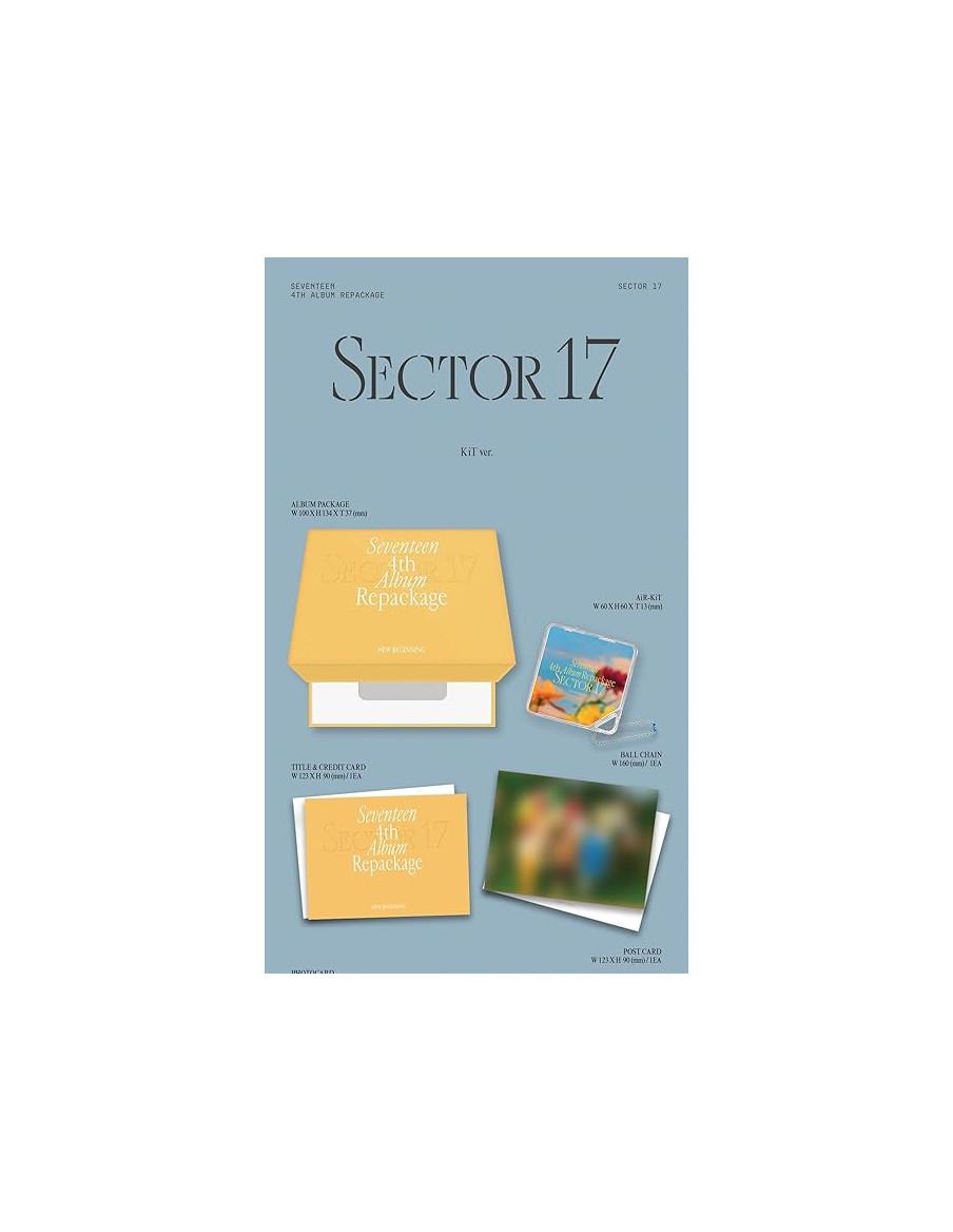 SEVENTEEN - Sector 17 (Album Repackage) Kit Version  -  SEVENTEEN - Sector 17 (Album Repackage) Kit Versionatina redonda y un po