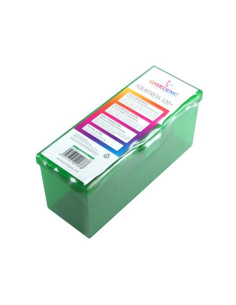 Deck box 4 Compartment 320+ cards. Gamegenic Green  - 