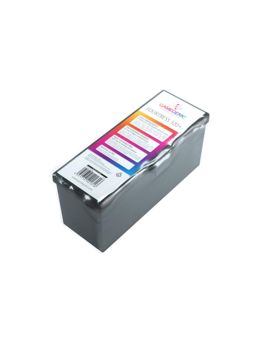 Deck box 4 Compartment 320+ cards. Gamegenic Black  - 