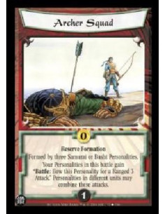 Archer Squad (Spanish)  - Reserve Formation Formed by three Samurai or Bushi Personalities. Your Personalities in this battle ga