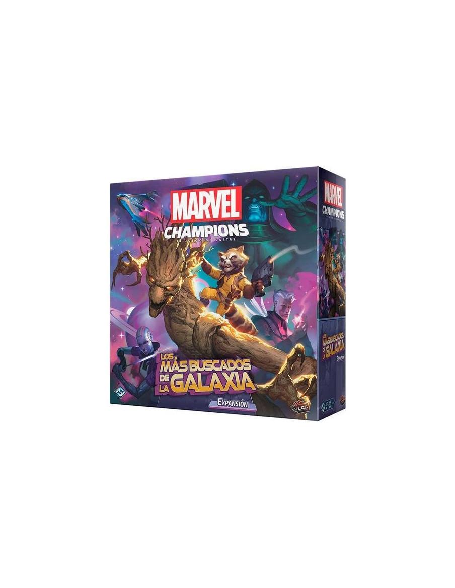 Marvel Champions. LCG: Los Más Buscados de la Galaxia (Español)  - CONTENIDO 268 cartas (97 cartas  de Jugador, 19 cartas de Vil