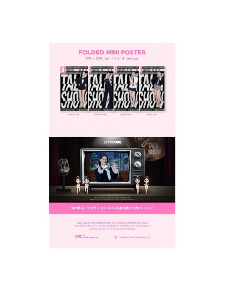 BLACKPINK - THE GAME PHOTOCARD COLLECTION: Talk Show  - Contenido:Mini carpeta para guardar el contenidoTarjeta QRTarjeta cupón8
