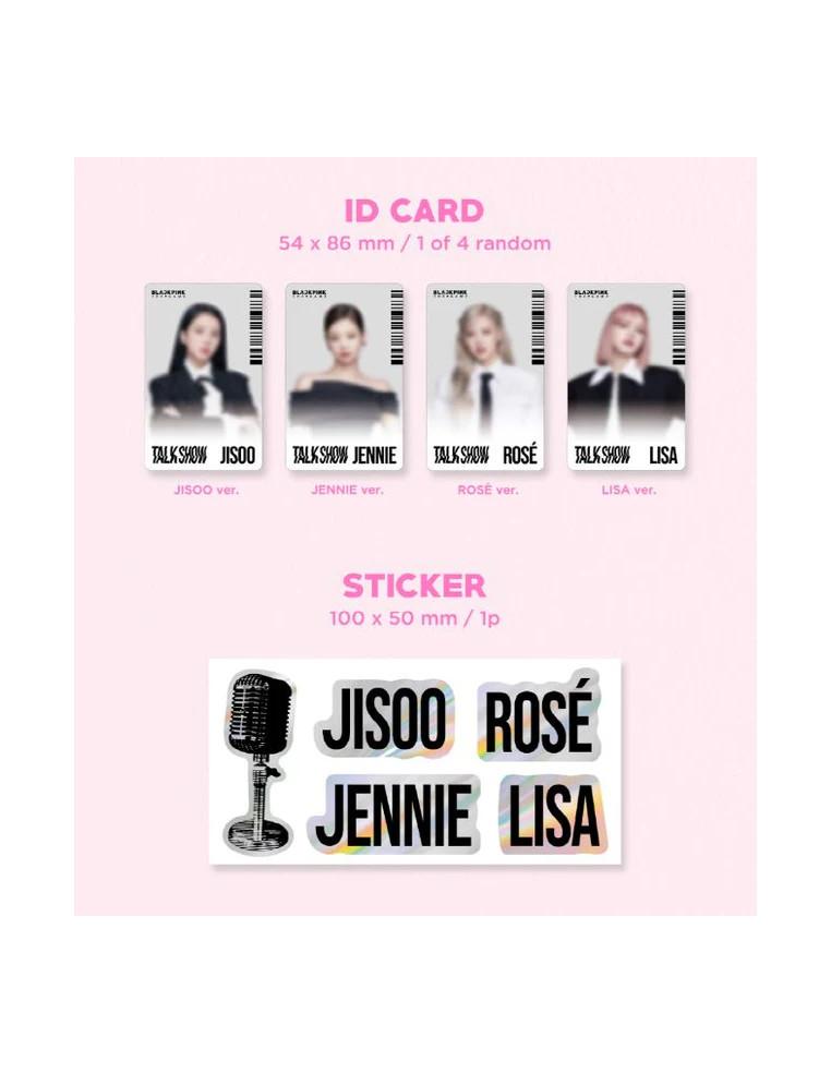 BLACKPINK - THE GAME PHOTOCARD COLLECTION: Talk Show  - Contenido:Mini carpeta para guardar el contenidoTarjeta QRTarjeta cupón8