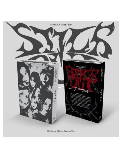NMIXX - FE3O4: STICK OUT (3RD EP) PLATFORM ALBUM NEMO Ver.  - Contenido: - Caja - Tarjeta QR - Set de photocards (7 uds.) - Phot