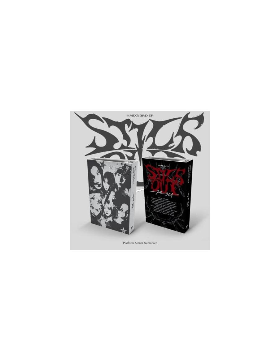 NMIXX - FE3O4: STICK OUT (3RD EP) PLATFORM ALBUM NEMO Ver.  - Contenido: - Caja - Tarjeta QR - Set de photocards (7 uds.) - Phot
