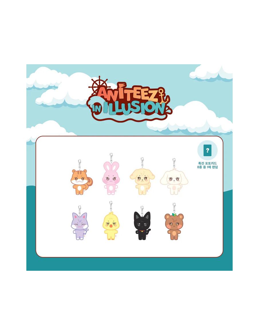 ATEEZ - JJOONGrami - ANITEEZ ADVENTURE POP-UP MD (ANITEEZ IN ILLUSION) Acrilic Keyring  - Contenido:Llavero de Jjoongrami en acr