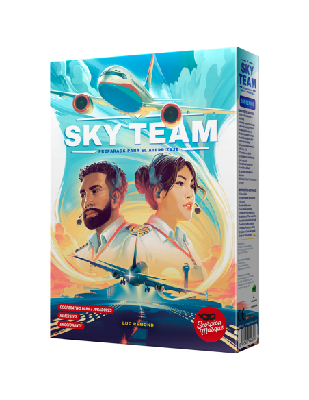 Sky Team  - ¡Preparaos para el aterrizaje!  Poneos al mando de un avión comercial ¡y convertíos en auténticos pilotos! Tendréis 