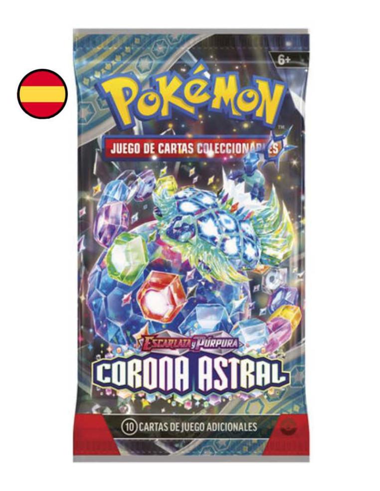 Scarlet & Violet 7 Stellar Crown: Booster Pack (10 cards) Spanish  - Scarlet &amp; Violet 7 Stellar Crown: Booster Pack (10 card
