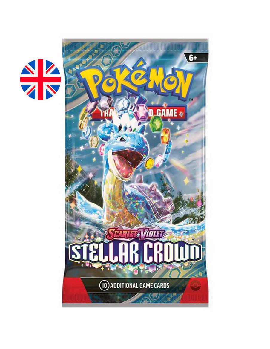 Scarlet & Violet 7 Stellar Crown: Booster Pack (10 cards) English  - Scarlet &amp; Violet 7 Stellar Crown: Booster Pack (10 card