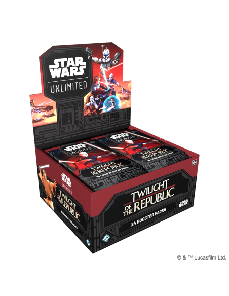 PREORDER Star Wars Unlimited: Twilight of the Republic. Booster Box (24) English  - Enter a galaxy of endless possibilities in S