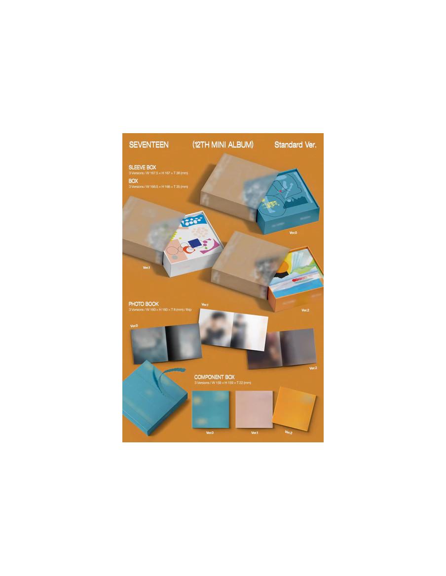 SEVENTEEN - Spill The Feels (12th Mini Album)  -  SEVENTEEN - Spill The Feels (12th Mini Album) Contenido:  Sleeve Box : 167.5 X