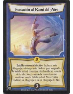 Summon Air Kami  - Elemental Air Battle: Bow this Shugenja and destroy this Spell to suspend the current battle, begin another u