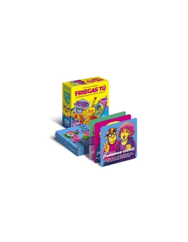 Friegas Tú  - ¿A quién le gusta lavar la loza? Juega bien tus cartas, porque si no te tocará lavar todo lo que haya dejado el re