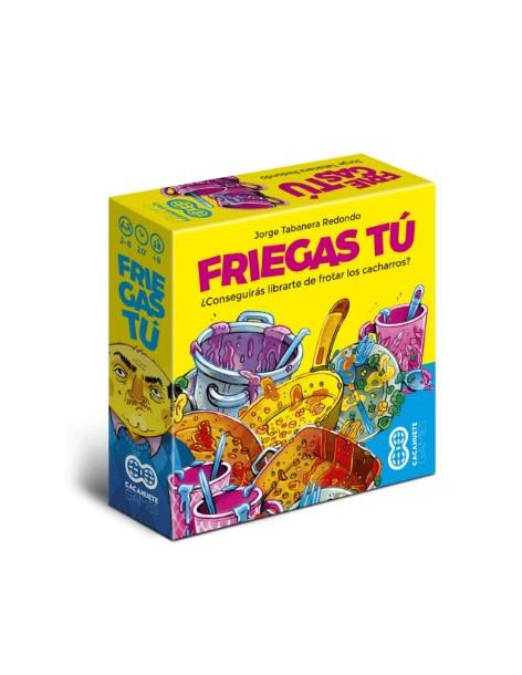 Friegas Tú  - ¿A quién le gusta lavar la loza? Juega bien tus cartas, porque si no te tocará lavar todo lo que haya dejado el re