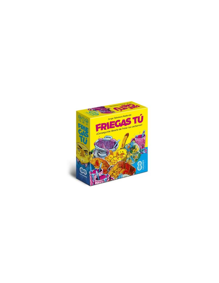 Friegas Tú  - ¿A quién le gusta lavar la loza? Juega bien tus cartas, porque si no te tocará lavar todo lo que haya dejado el re