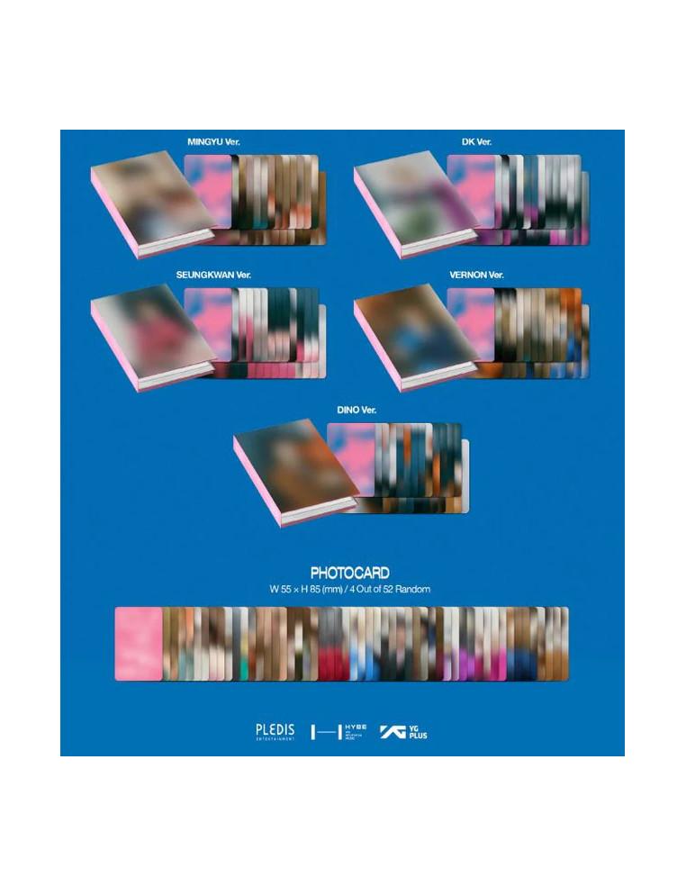 SEVENTEEN - Spill The Feels (12th Mini Album) Carat Ver.  - Contenido:  - Caja- Libro de letras (8 páginas)- CD- Mini Archivador