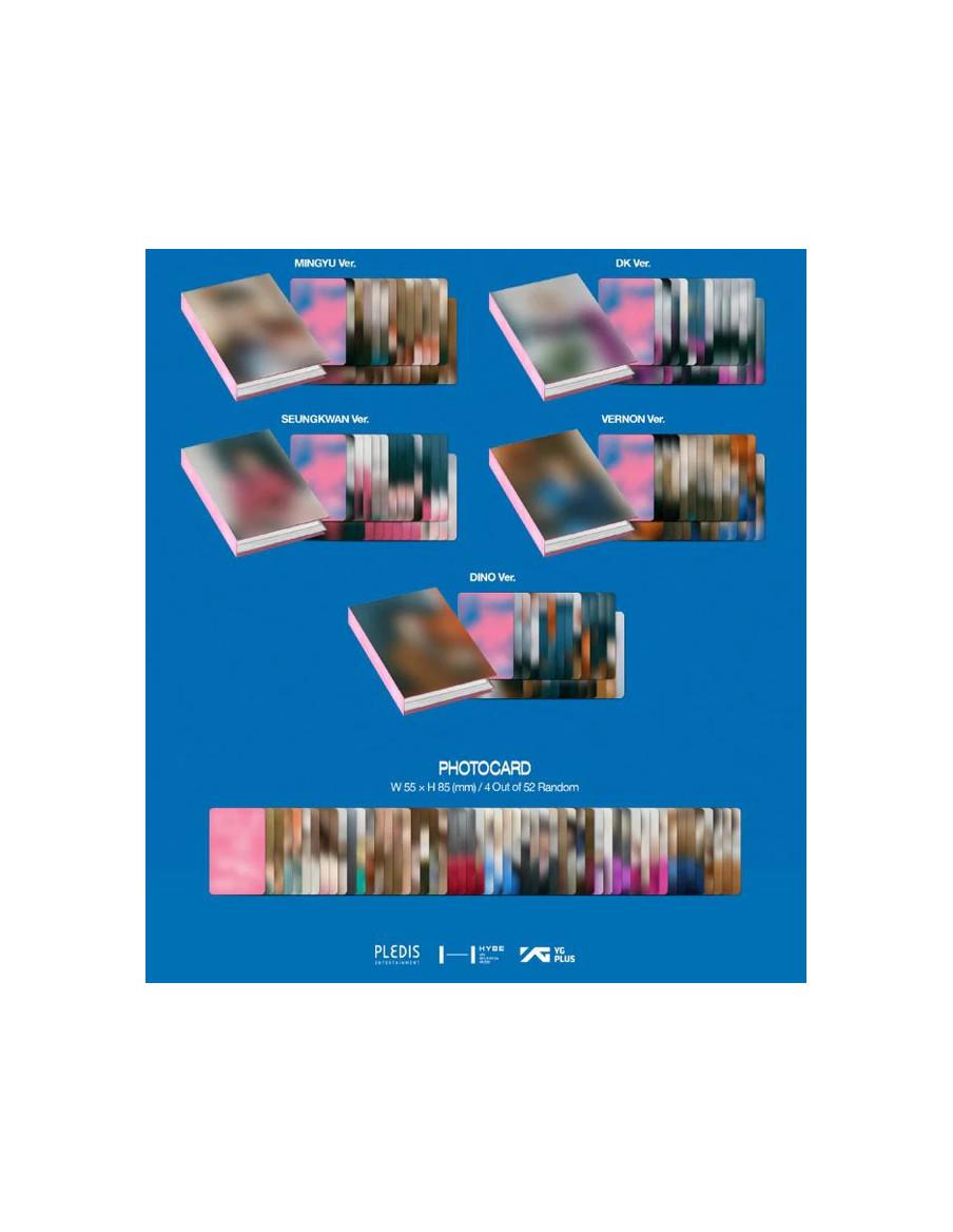 SEVENTEEN - Spill The Feels (12th Mini Album) Carat Ver.  - Contenido:  - Caja- Libro de letras (8 páginas)- CD- Mini Archivador