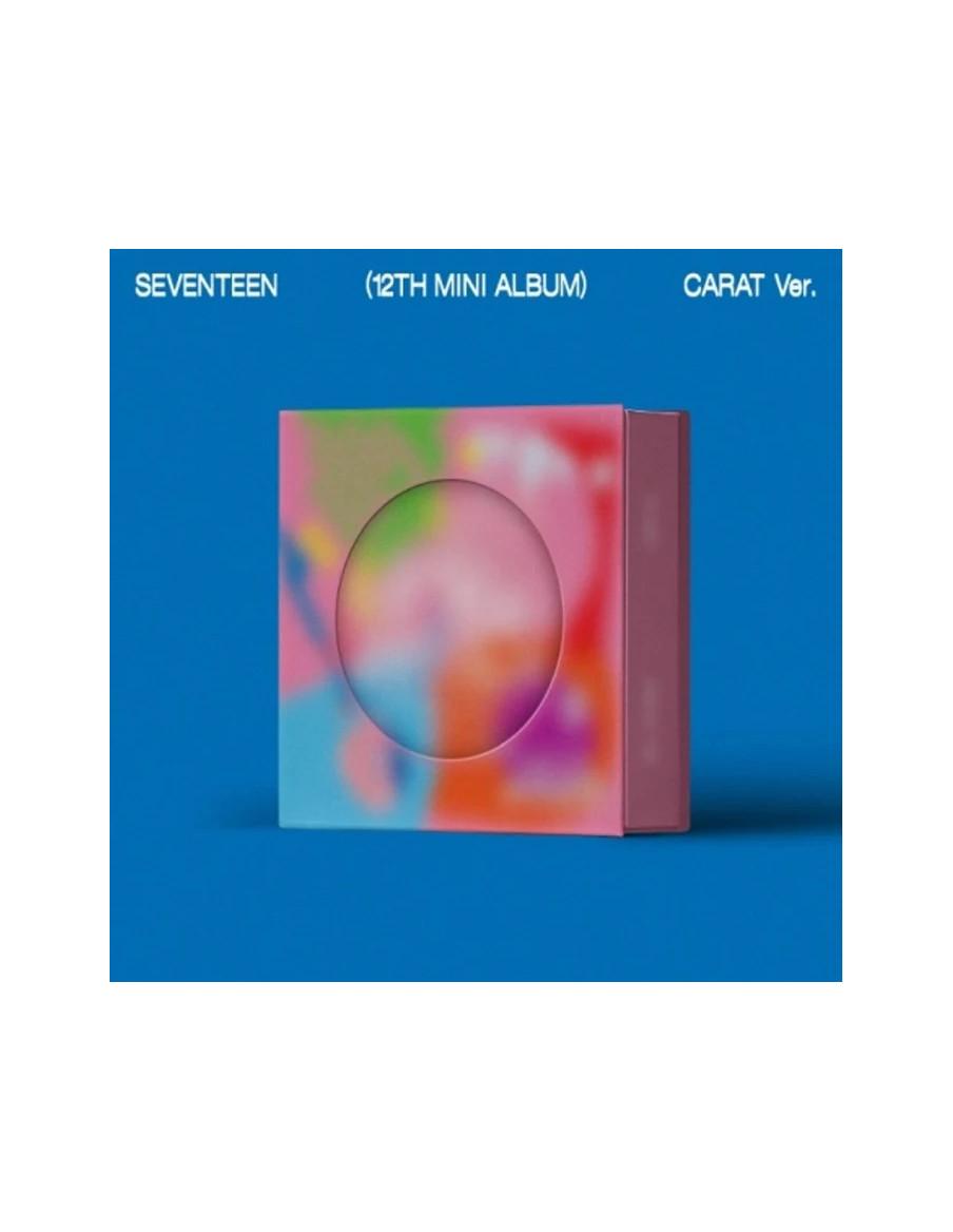 SEVENTEEN - Spill The Feels (12th Mini Album) Carat Ver.  -  Contenido:  - Caja- Libro de letras (8 páginas)- CD- Mini Archivado