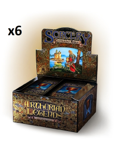 Sorcery TCG Contested Realm - Arthurian Legends: Case (6x Caja de Sobres)  -