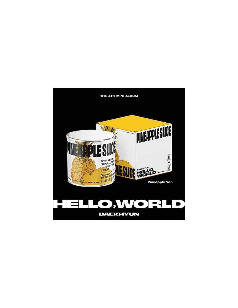 PREORDER BAEKHYUN (EXO) - HELLO, WORLD (PINEAPPLE VER.) LIMITED (4TH Mini Album)  - BAEKHYUN (EXO) - HELLO, WORLD (PINEAPPLE VER