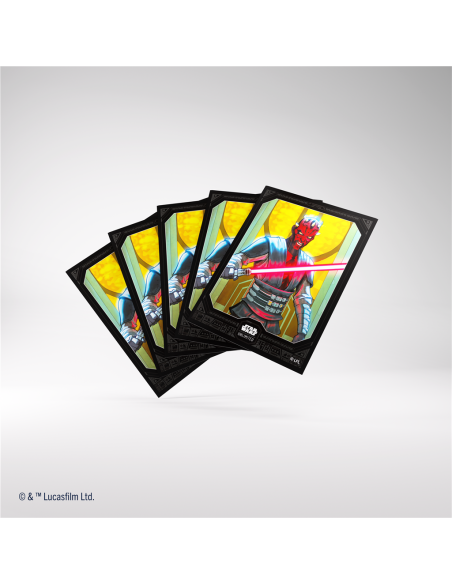 Star Wars: Unlimited - Art Sleeves: Darth Maul (60)  - ¡Enriquece tu experiencia de juego y protege tus cartas con estilo! Estas