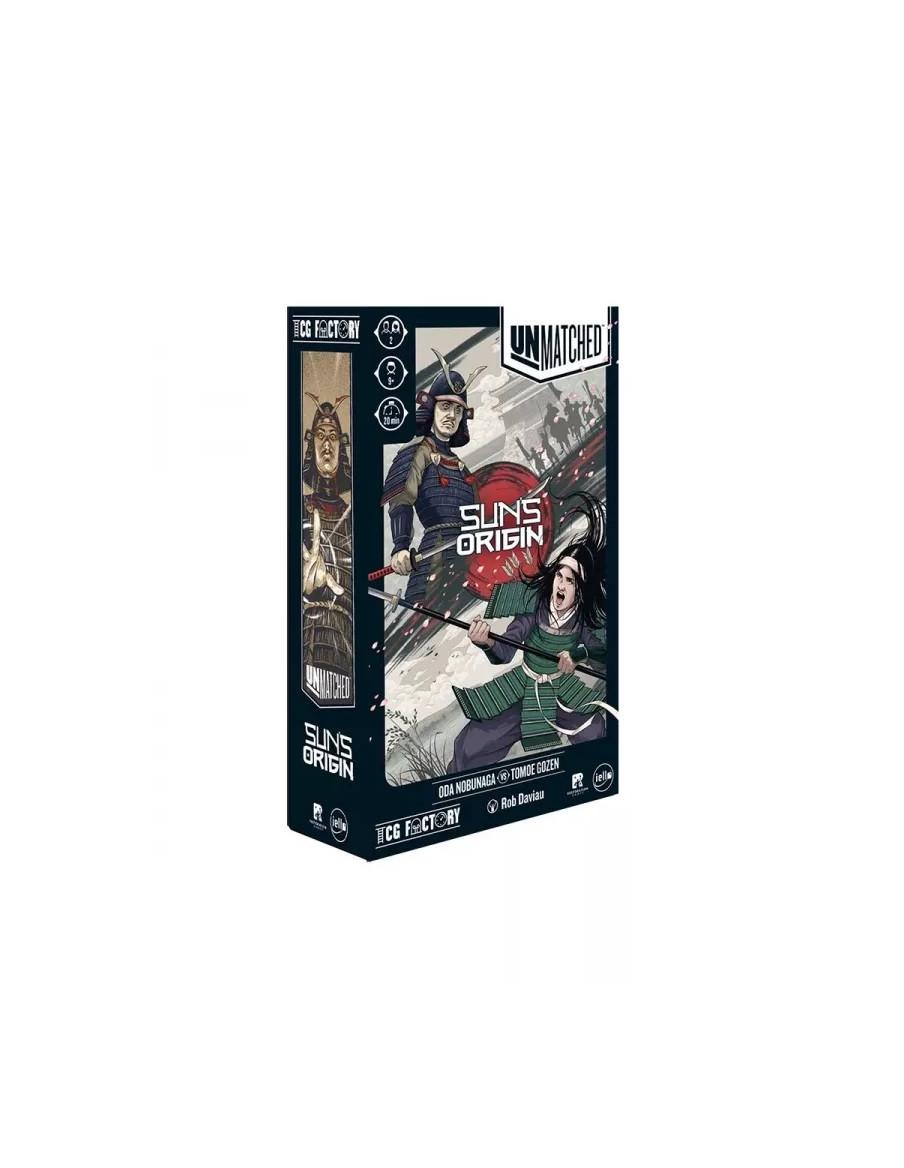 Unmatched Sun´s Origin  - Unmatched es un juego de mesa con miniaturas y cartas altamente asimétrico en el que cada jugador asum