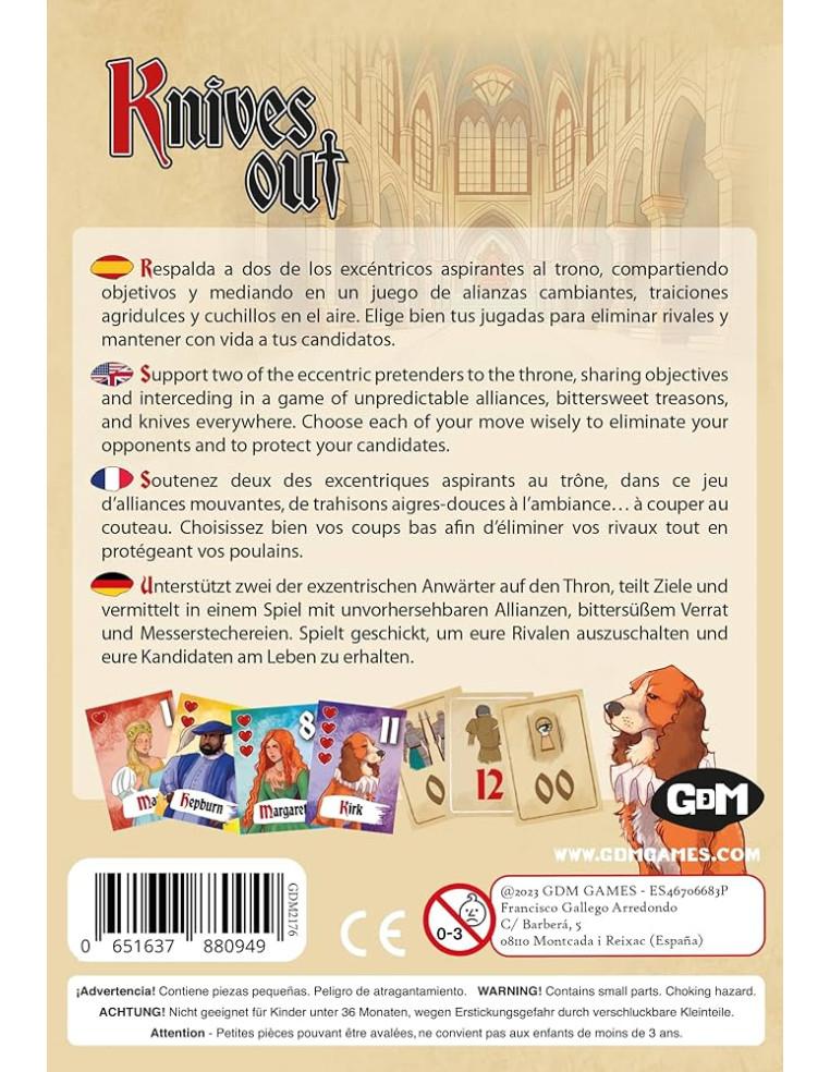 Knives out  - La reina no tiene descendientes y la sucesión ha desencadenado una competición sangrienta entre tíos olvidados, pr