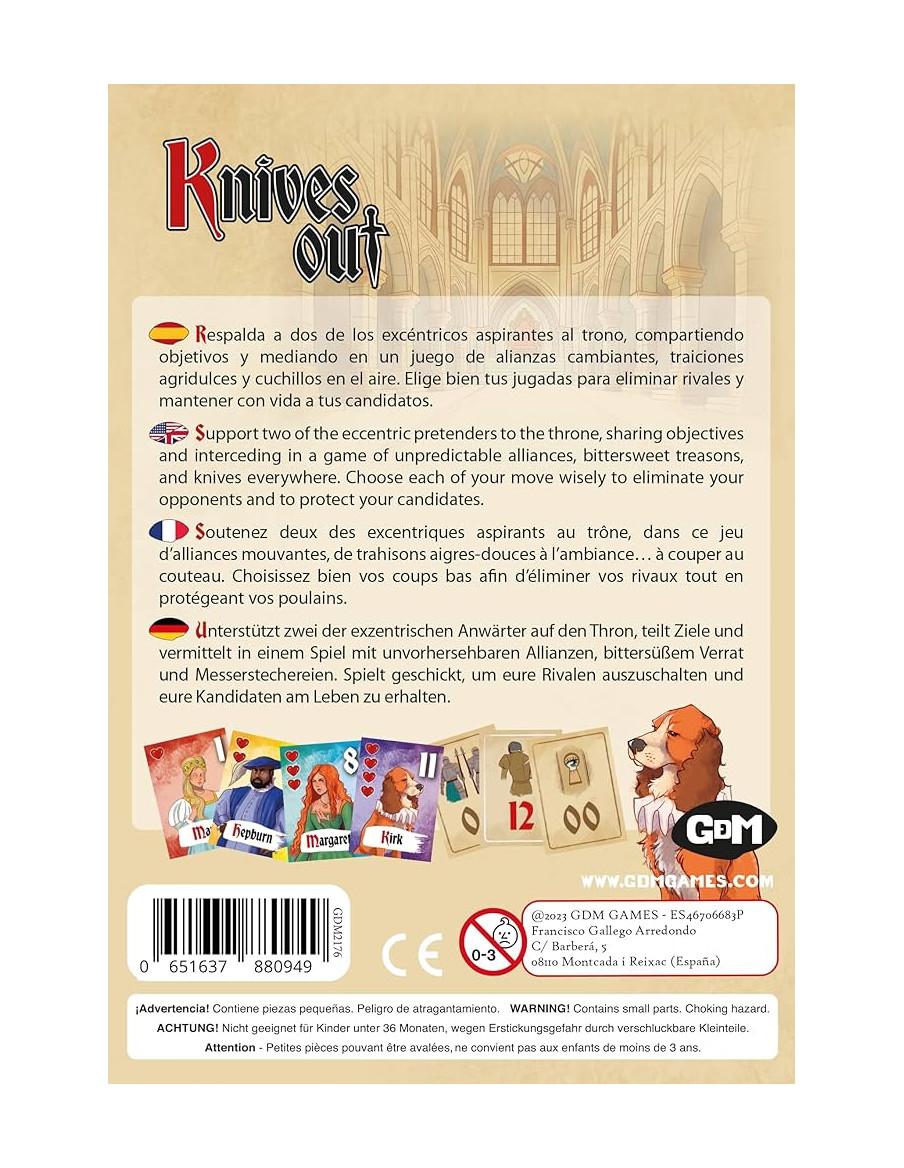 Knives out  - La reina no tiene descendientes y la sucesión ha desencadenado una competición sangrienta entre tíos olvidados, pr