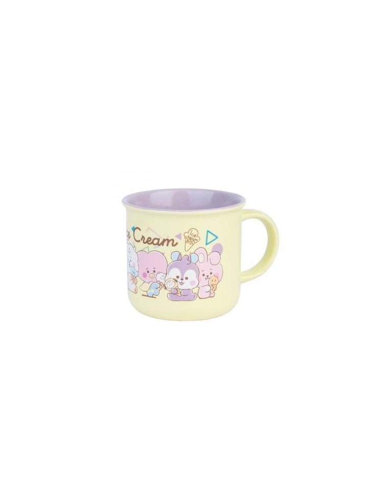Taza premium BT21 - Ice Cream  - Taza de ceramica de BT21 edición Ice cream