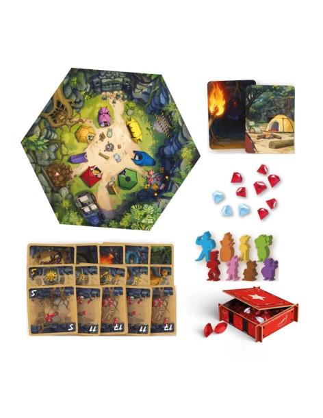 Diamant  - vDiamant - Nueva Edición es un juego de mesa con mecánicas “tentar a la suerte” creado por Bruno Faidutti y Alan R. M 2