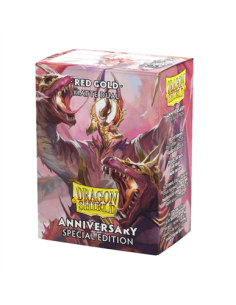 Fundas Dragon Shield Tamaño Standard (63x88mm) - Anniversary Special Edition RED GOLD Dual Mate (100)  - Ya está disponible una