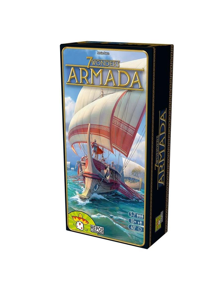 7 Wonders. Armada. KM0  - Juego de mesa abierto con material interior nuevo y precintado ¡Como nuevo! Este juego de mesa ha sido