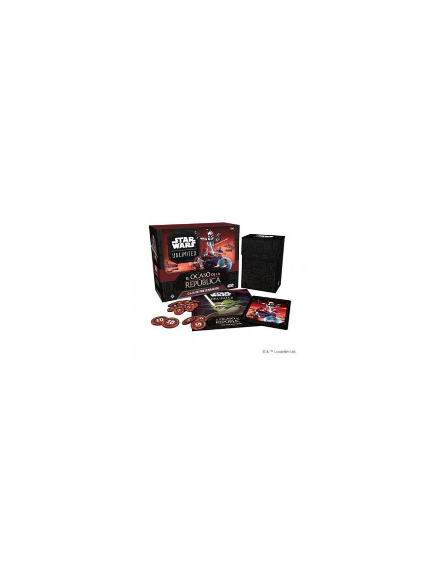 Caja de Presentación El Ocaso De La Republica SWU. Español  - Caja de Presentación  Star Wars Unlimited: El Ocaso de la Repúblic