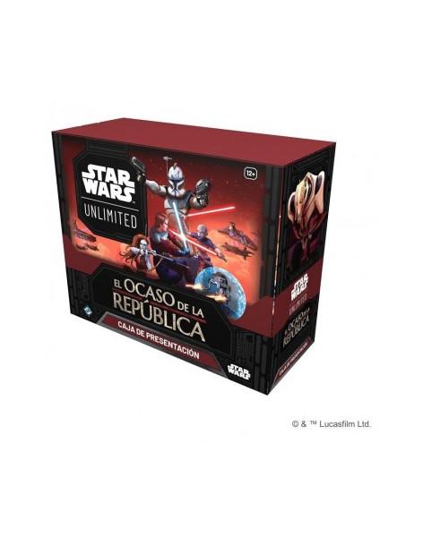 Caja de Presentación El Ocaso De La Republica SWU. Español  - Caja de Presentación  Star Wars Unlimited: El Ocaso de la Repúblic 2