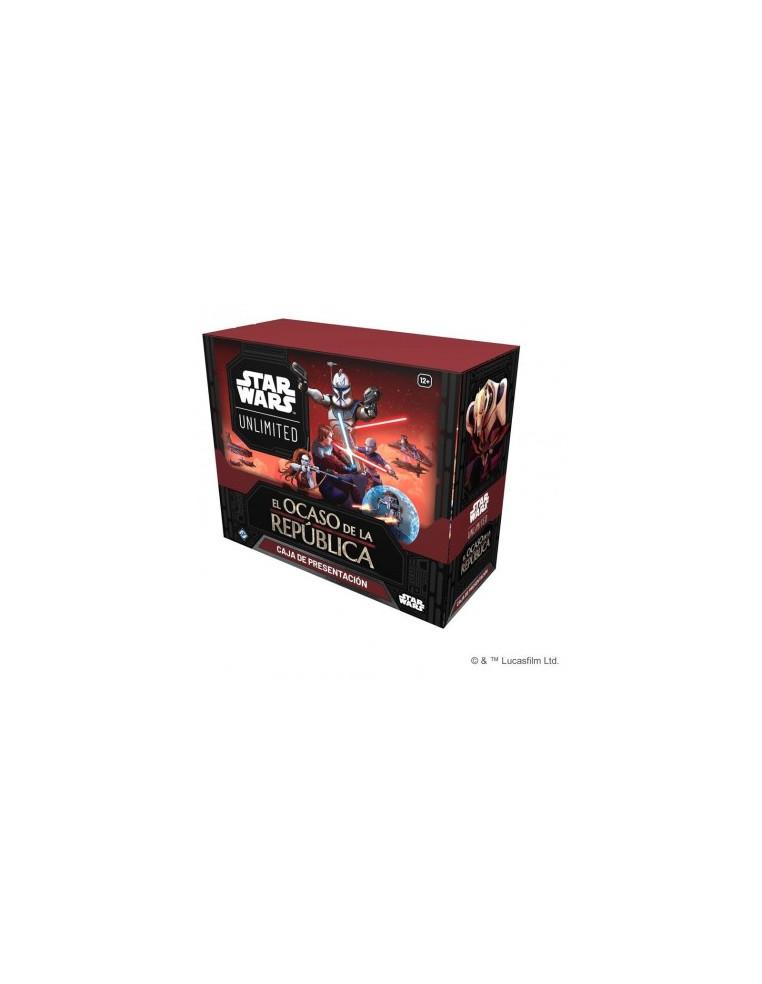 Caja de Presentación El Ocaso De La Republica SWU. Español  - Caja de Presentación  Star Wars Unlimited: El Ocaso de la Repúblic