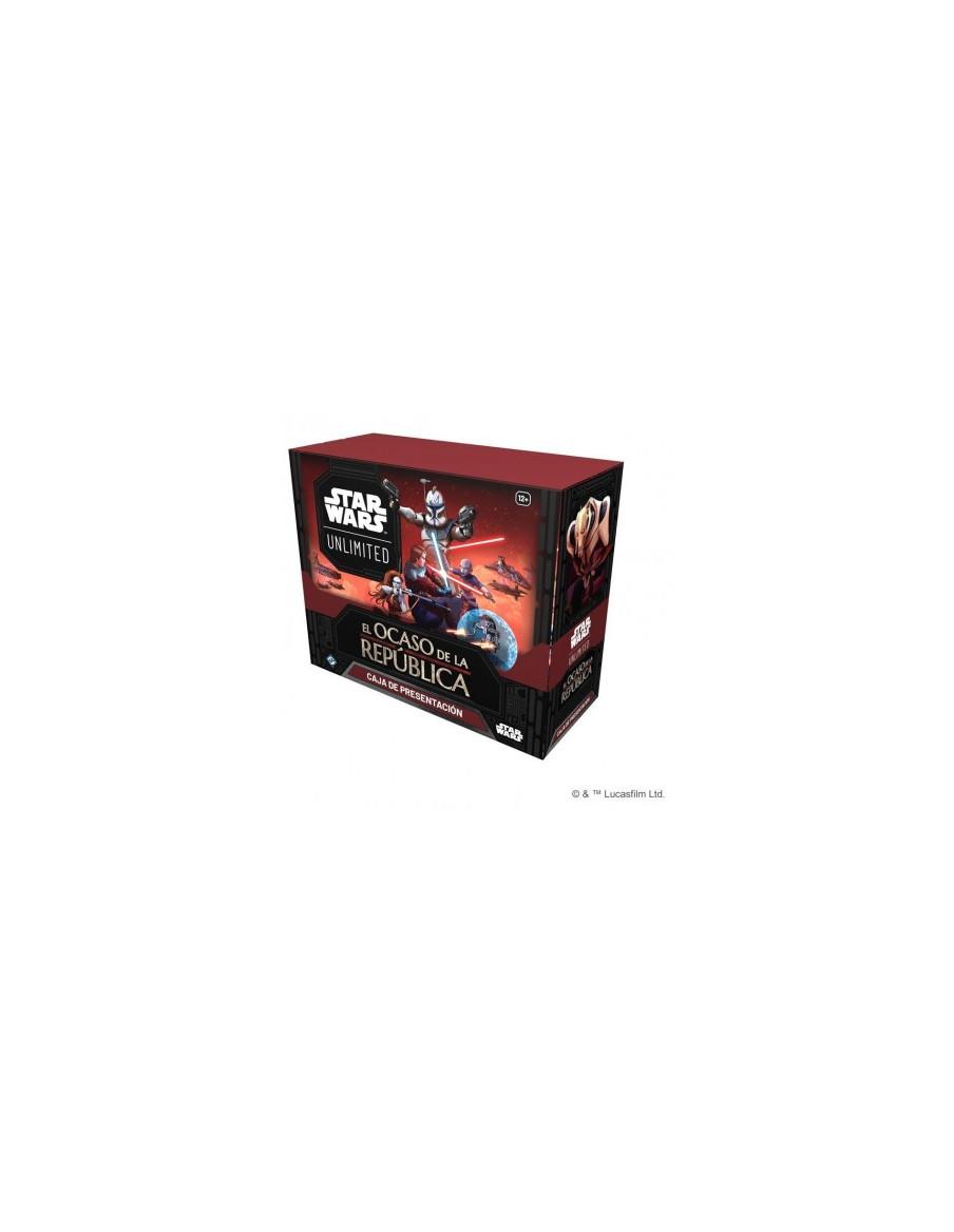 Caja de Presentación El Ocaso De La Republica SWU. Español  - Caja de Presentación  Star Wars Unlimited: El Ocaso de la Repúblic