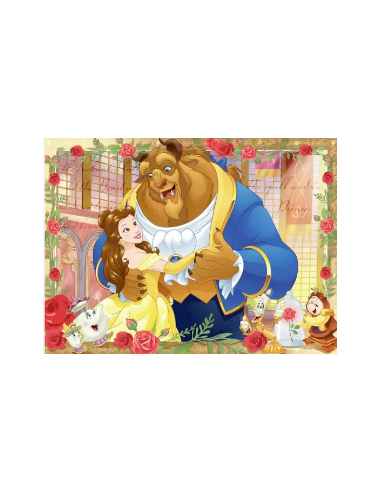 Puzzle Bella y Bestia. Disney Princess  - Puzzle Bella y Bestia. Disney Princess