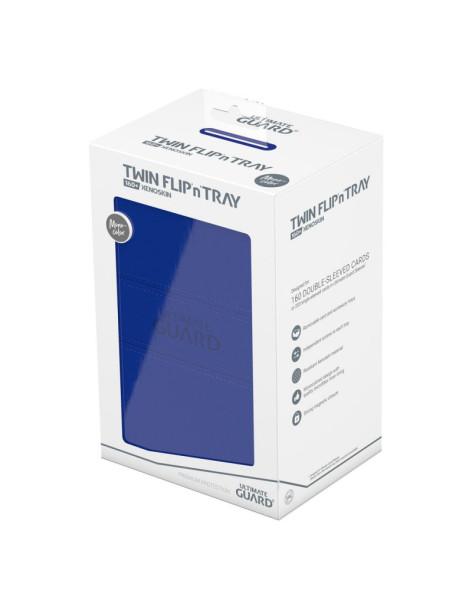 Flip'n'Tray Deck Case 80+ Standard Size XenoSkin Blue. Ultimate Guard  - Flip'n'Tray Deck Case 80+ Standard Size XenoSkin Blue.  2