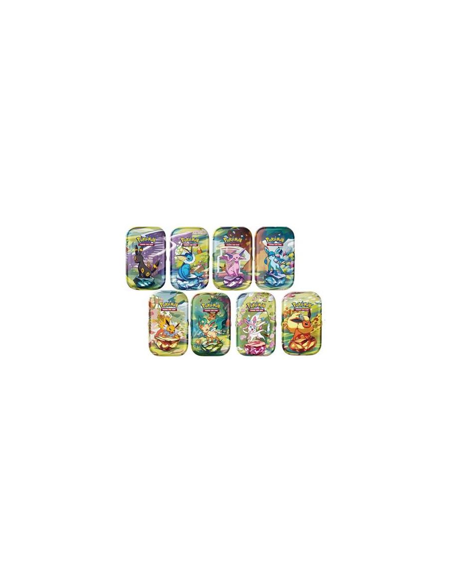 Escarlata y Púrpura 8.5 Evoluciones Prismáticas: Set de Minilatas (Español)  - Cada minilata incluye dos sobres de expansión de 