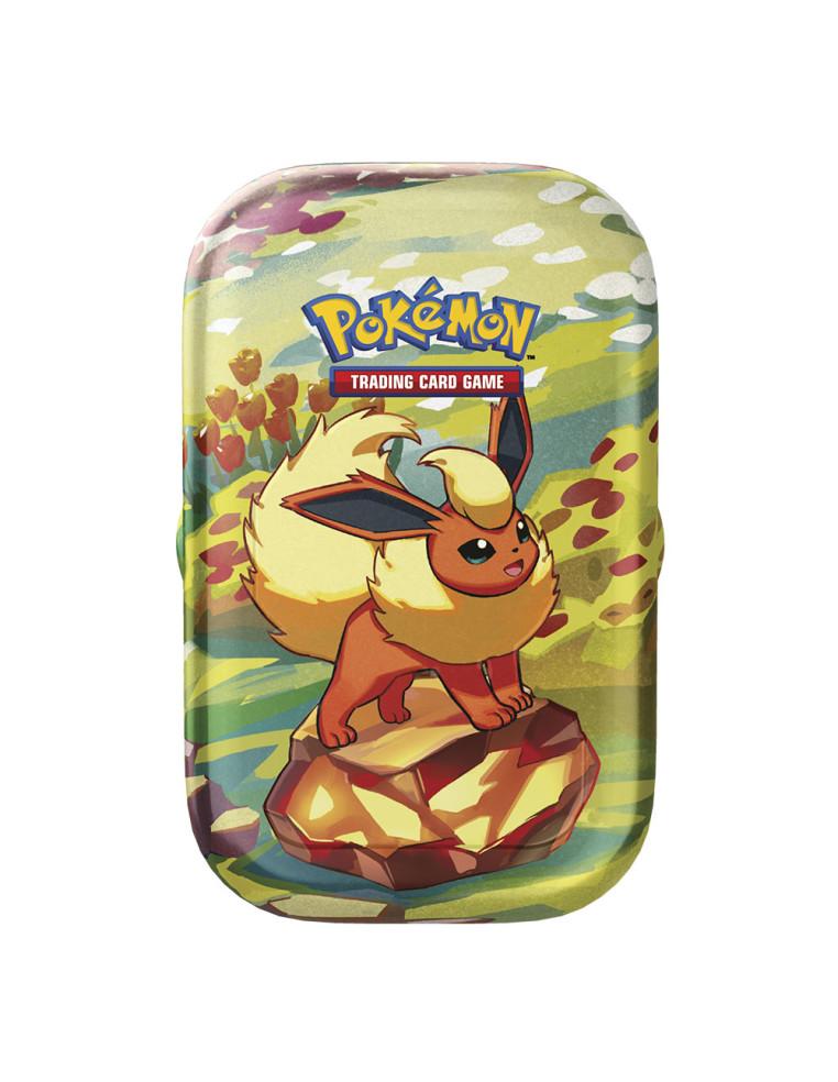 Scarlet & Violet 8.5 Prismatic Evolutions: Mini tin Set (8) Spanish  - Each mini tin includes two Scarlet &amp; Violet—Prismatic