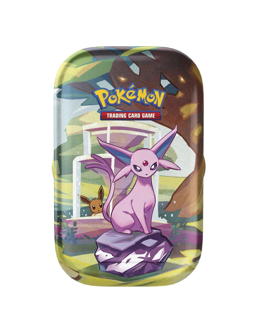 Escarlata y Púrpura 8.5 Evoluciones Prismáticas: Set de Minilatas (8) Español  - Cada minilata incluye dos sobres de expansión d