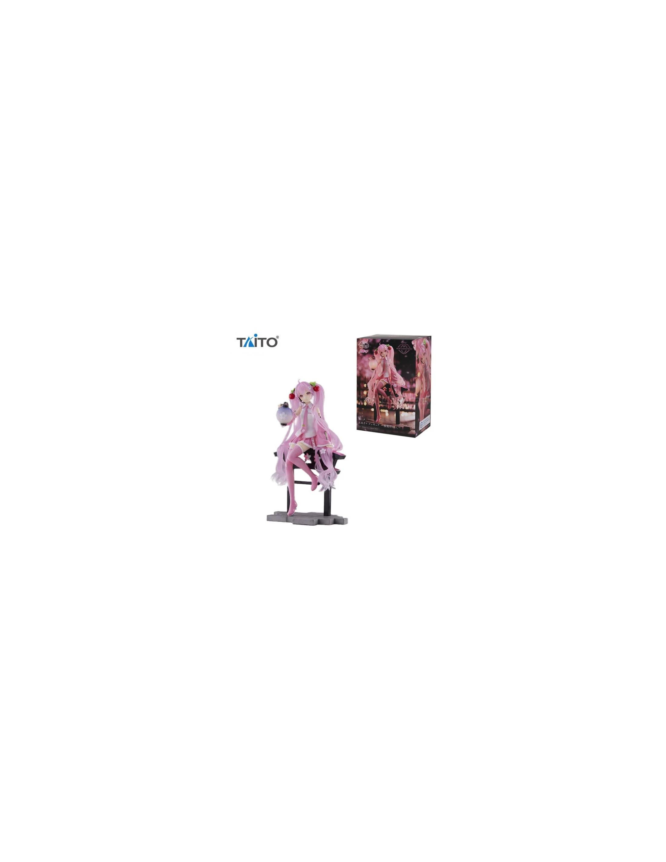 Figura Sakura Miku Lantern version. Hatsune Miku. AMP 18cm