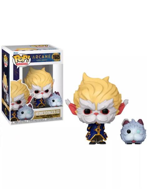 Funko Pop Heimerdinger con Poro. Arcane  - Funko Pop Heimerdinger con Poro. Arcane