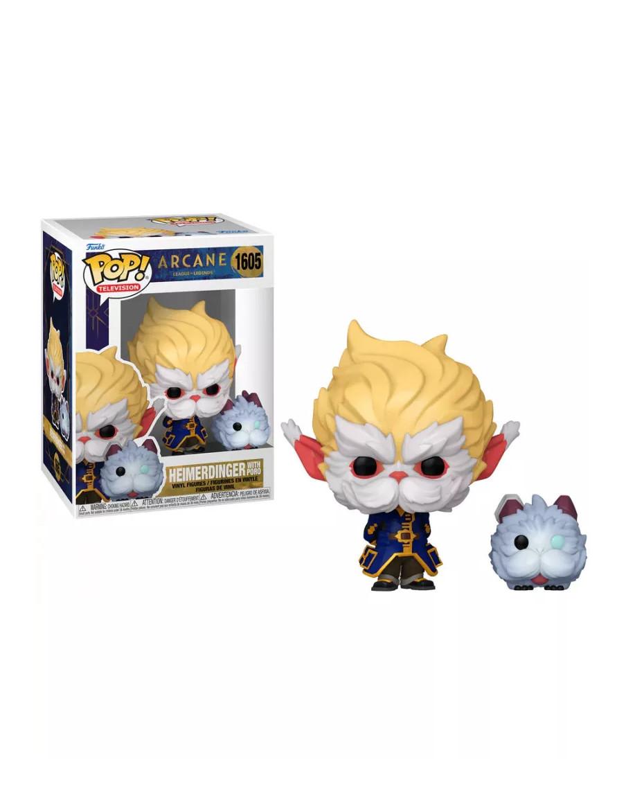 Funko Pop Heimerdinger with Poro. Arcane  - Funko Pop Heimerdinger with Poro. Arcane