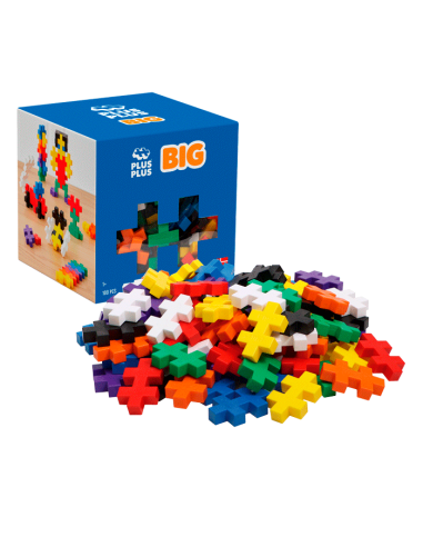 Cubo BIG Basico Mix 100 pcs  - ¡Juego libre con 100 piezas de colores!  Este set de juego fomenta la creatividad y habilidades m
