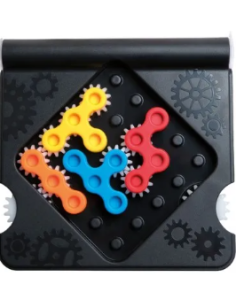 IQ Gears  - ¡IQ Gears pondrá tu cerebro a toda velocidad! ¿Puedes colocar todos los engranajes en el tablero de juego? cuando te 2