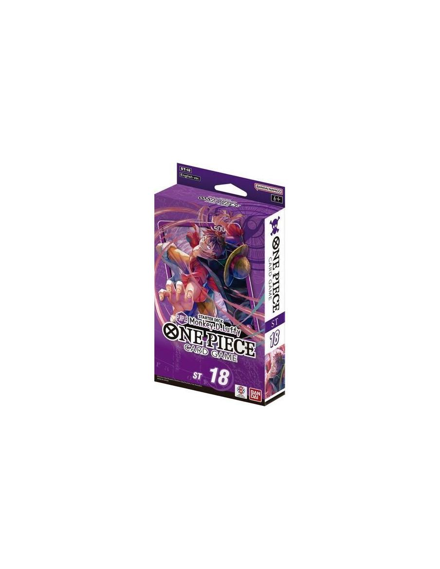 PREORDER One Piece Starter Deck ST18 Purple Monkey.D.Luffy  - This item is a PREORDER. It will be shipped on the release date: 2